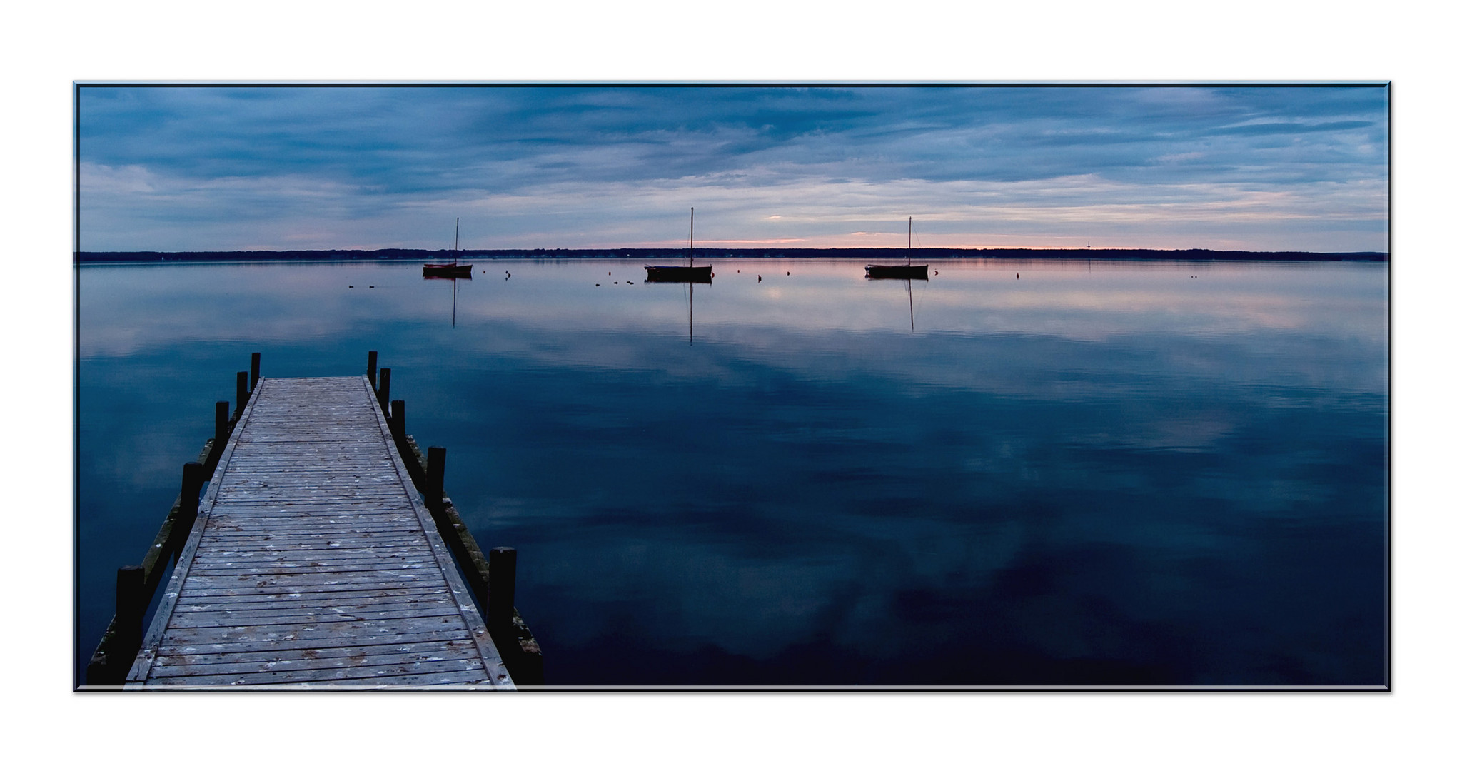 Auswandererboote auf dem Steinhuder Meer