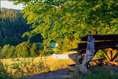 " Auszeit " in Abenddämmerung