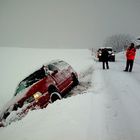 Auto auf abwegen