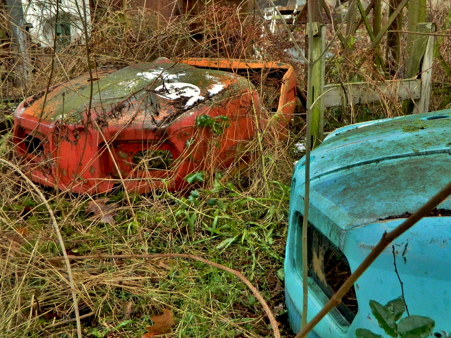 Auto-Scooter-Friedhof