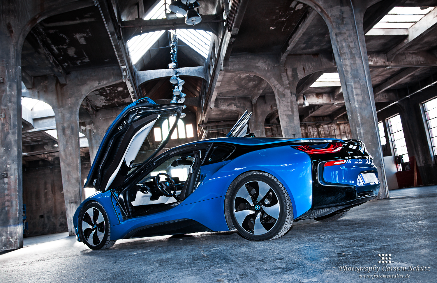 Auto Shooting Sportwagen BMW i8