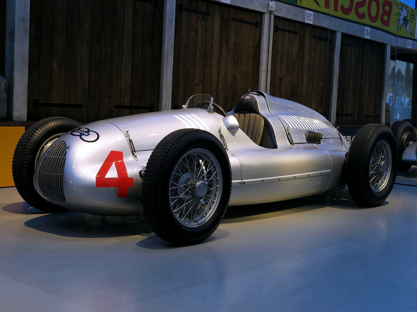 Auto Union Silberpfeil, Horch Museum Zwickau.