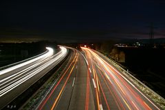 Autobahn A 671 Gustavsburg Bischofsheim Mainz