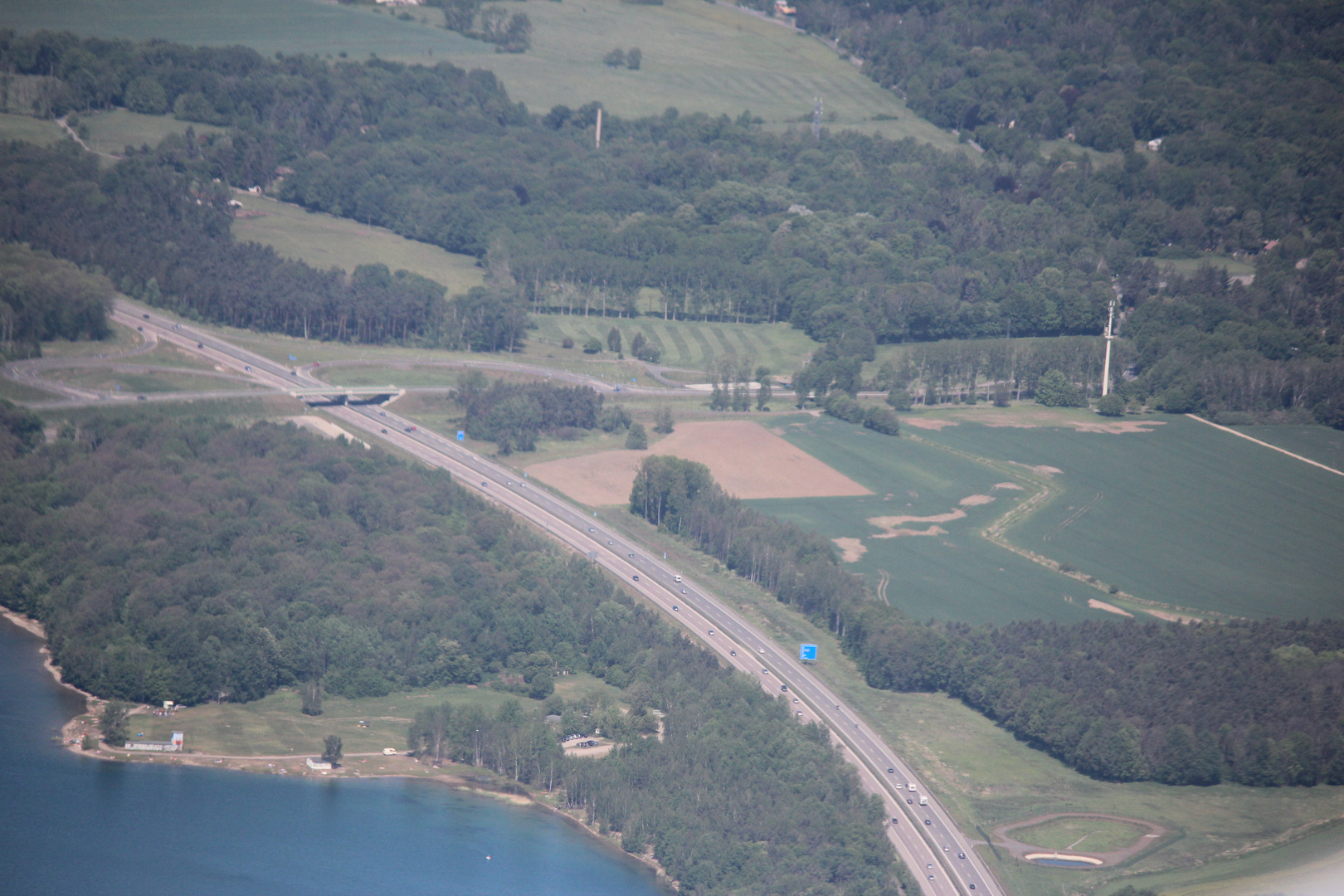 Autobahn A13 Richtung Dresden