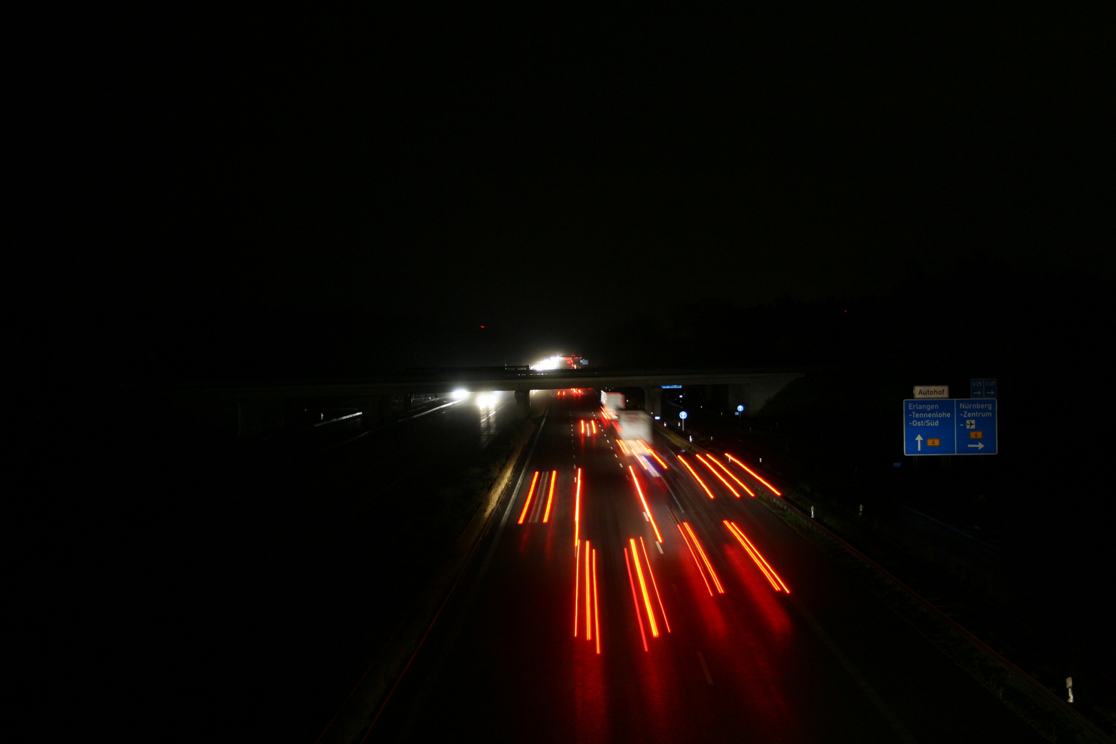 Autobahn A3 bei Erlangen-Tennenlohne