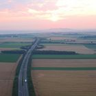 Autobahn am Morgen