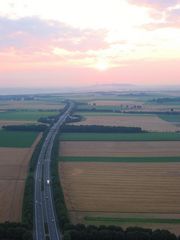 Autobahn am Morgen