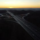 Autobahn Anschluss A6 bei Homburg /Saar