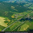 Autobahn bei Arnsberg im Sauerland