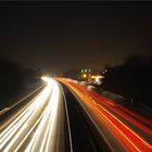 Autobahn bei nacht