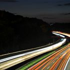 Autobahn bei Nacht