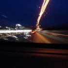 Autobahn bei Nacht