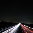 Autobahn bei Nacht