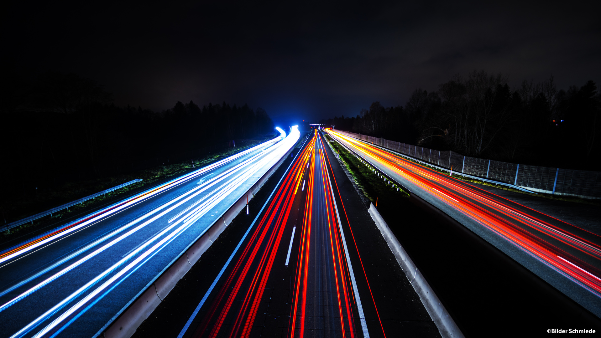 Autobahn Bei Nacht Foto Bild Techniken Aufnahme Techniken Langzeitbelichtung Bilder Auf Fotocommunity