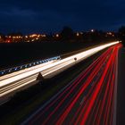 Autobahn bei Nacht