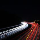 Autobahn bei Nacht