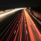 Autobahn bei Nacht