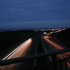 Autobahn bei Nacht