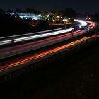 Autobahn bei Nacht