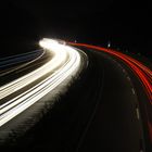 Autobahn bei Nacht