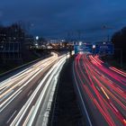 Autobahn bei Nacht