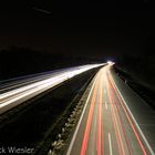 Autobahn bei Nacht