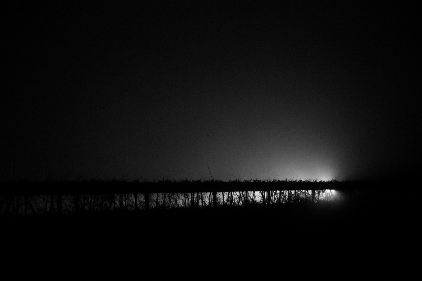 Autobahn bei Nacht