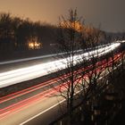 Autobahn bei Nacht