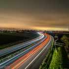 Autobahn bei Nacht