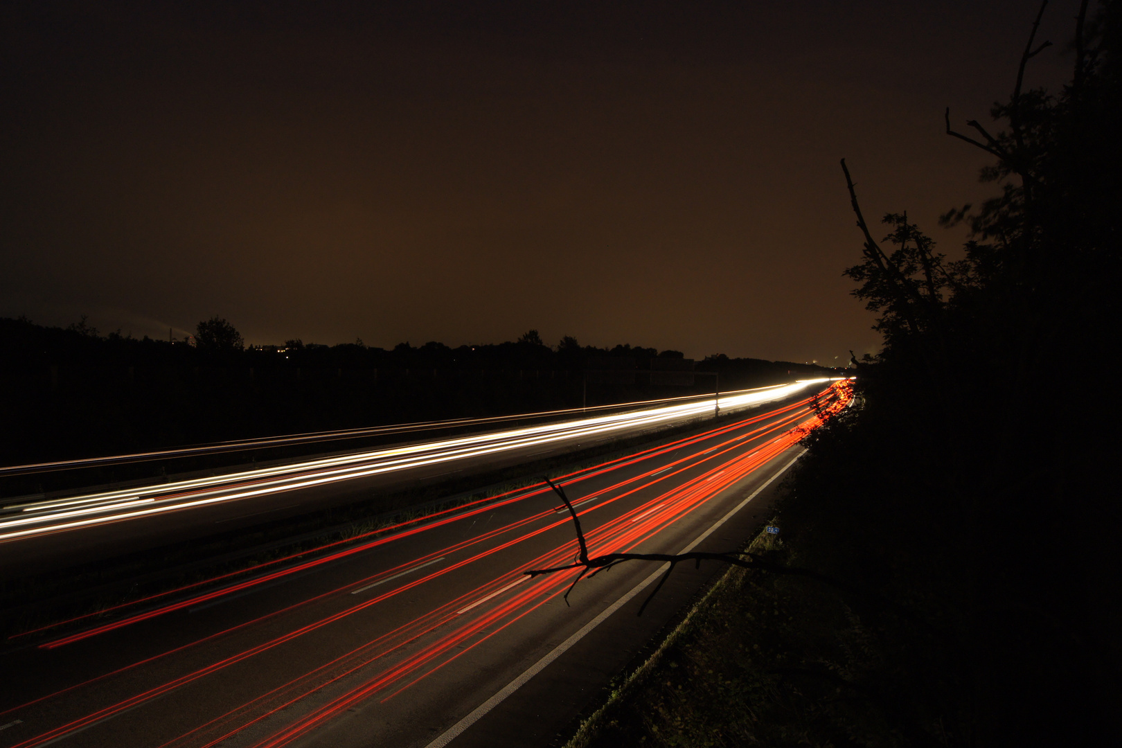 Autobahn bei Nacht02