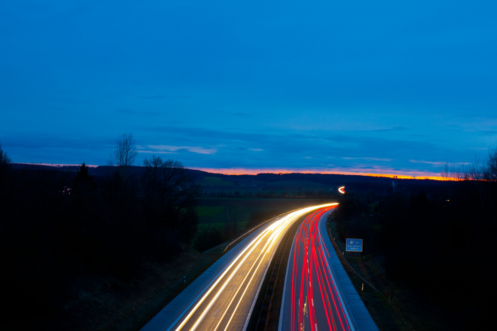 Autobahn bei Seedorf