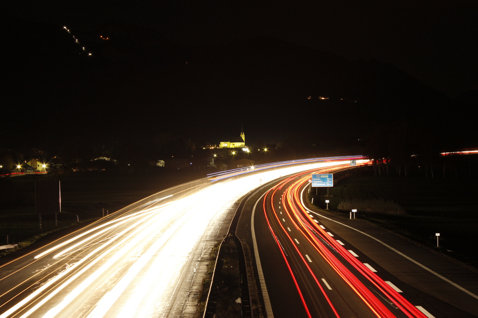 Autobahn Bernau am Chiemsee