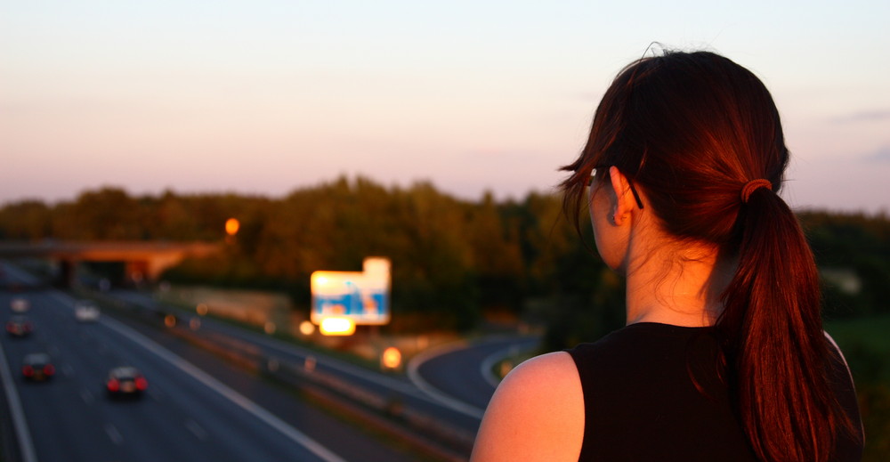 Autobahn-Blick