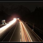 Autobahn in die Berge..