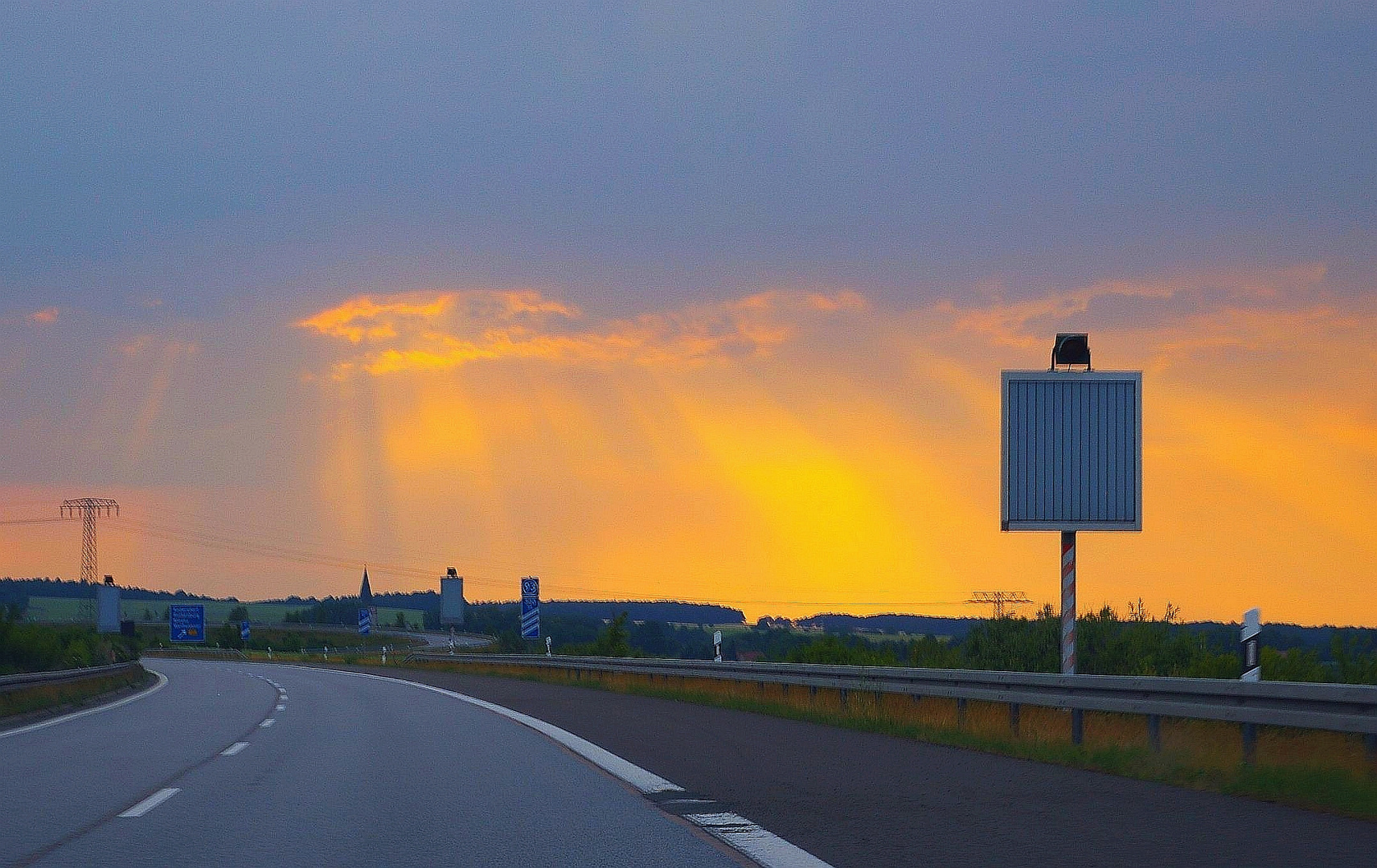 Autobahn in Ostsachsen (2011)