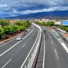 Autobahn in Teneriffa