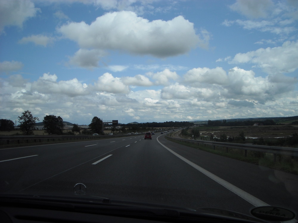 Autobahn in Thüringen