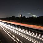 Autobahn-Langzeitbelichtung
