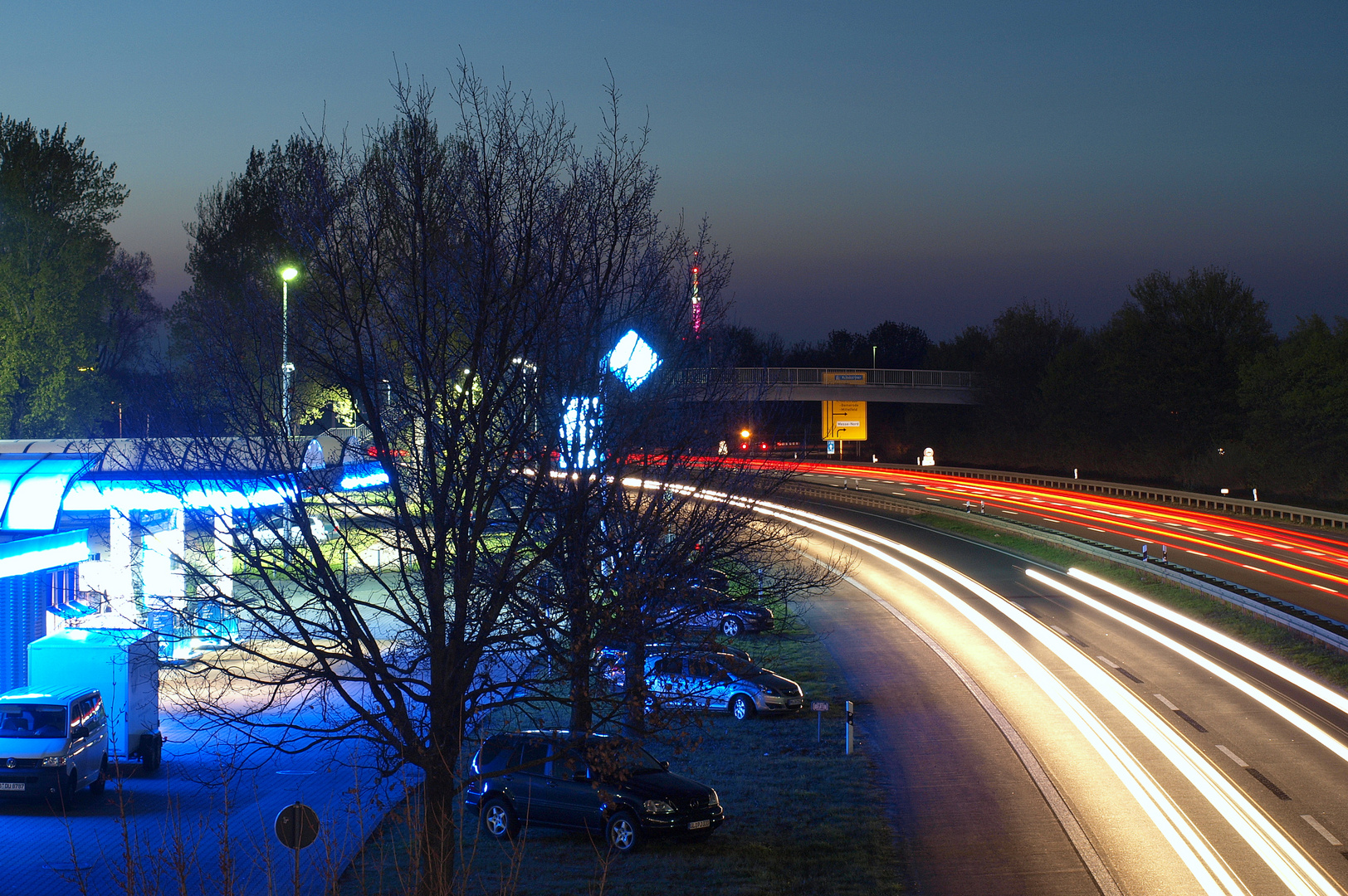 Autobahn - nachts