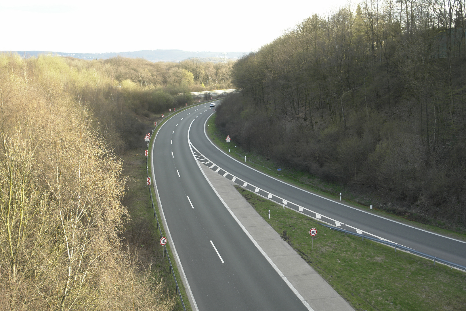 Autobahn Richtung Wuppertal nord