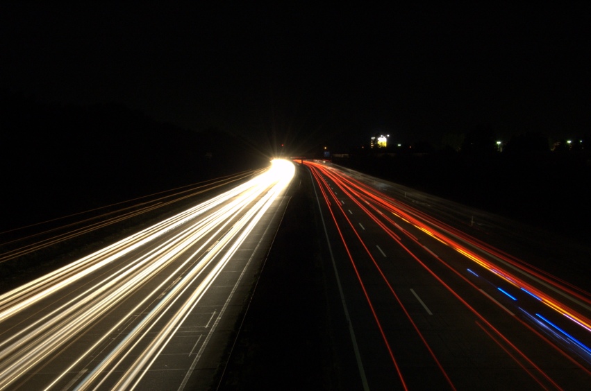 Autobahn um 21.30 Uhr ;-)