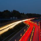 Autobahn, verdammt viel los...