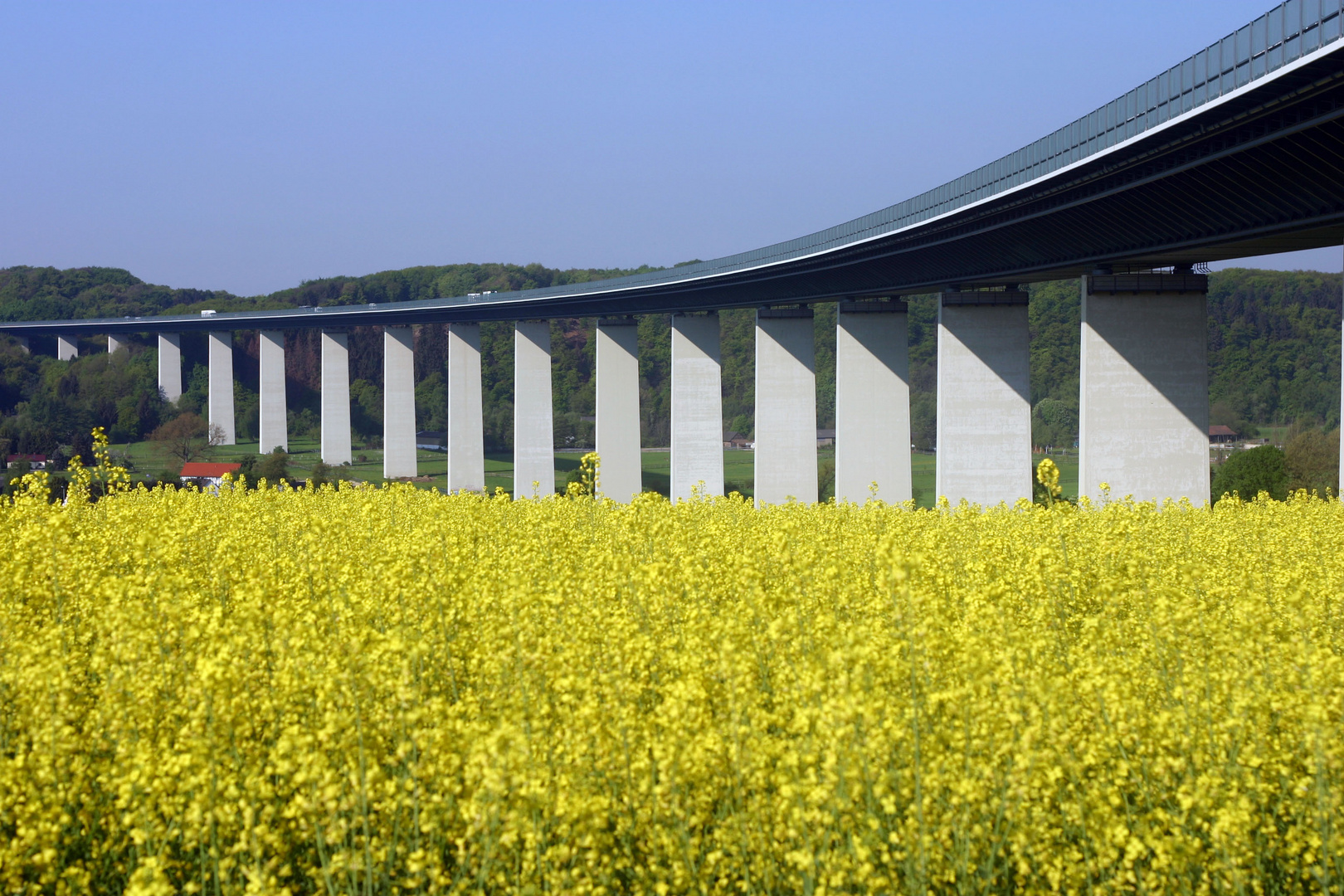 Autobahnbrücke A52 bei Mülheim-Mintard