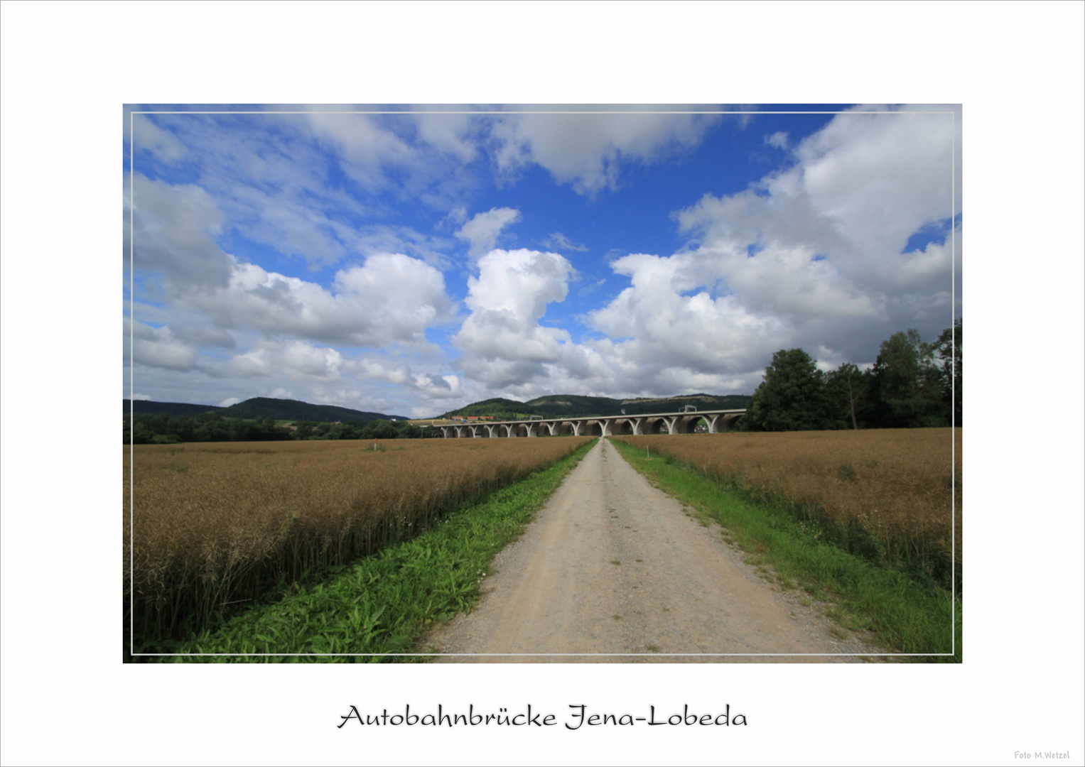Autobahnbrücke bei Jena Lobeda