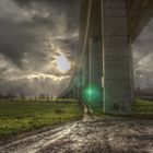 Autobahnbrücke bei Waldorf HDR