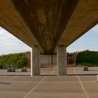 Autobahnbrücke beim Bau der A72