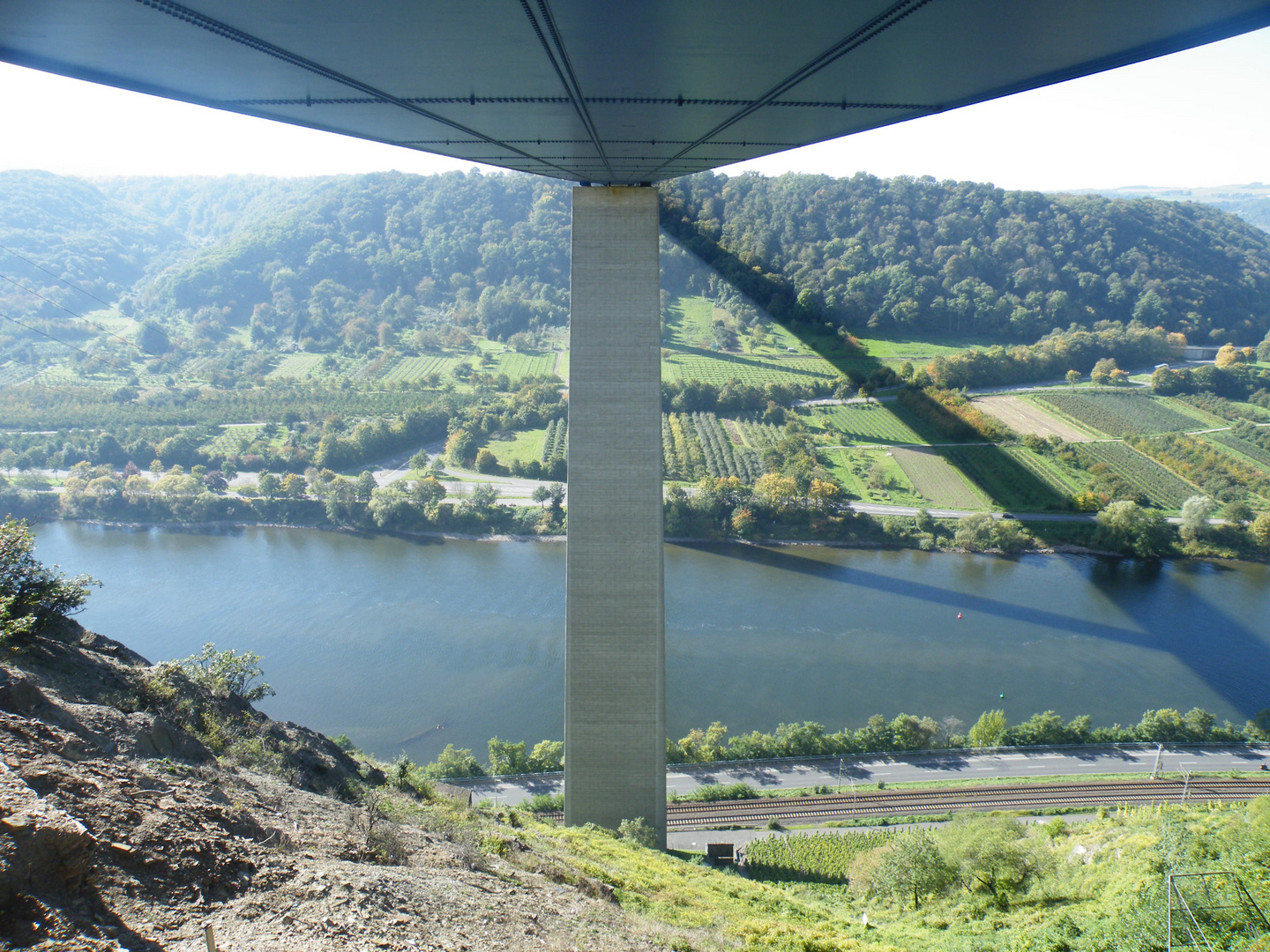 Autobahnbrücke über die Mosel