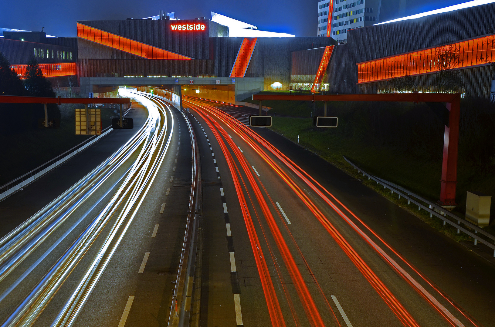 Autobahnbrücke Westdide, Brünnen