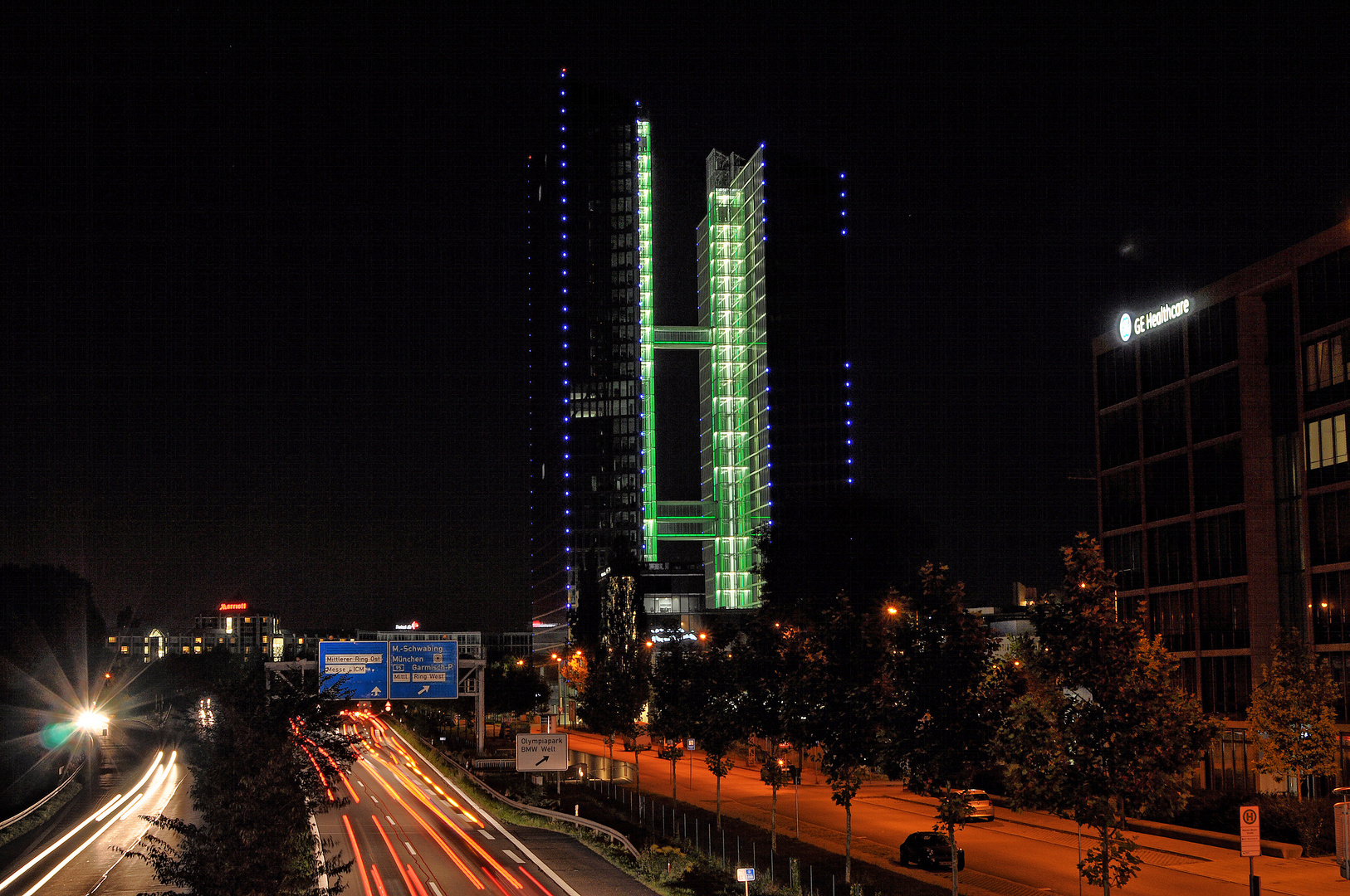 Autobahnende A 9 München Schwabing