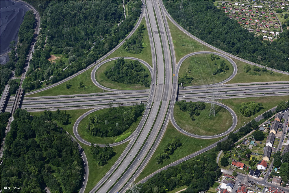 Autobahnkreuz Essen Nord Foto & Bild deutschland, europe, nordrhein